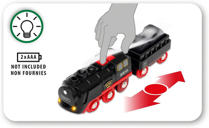 瑞典Brio-Battery-Operated Steaming Train 33884
