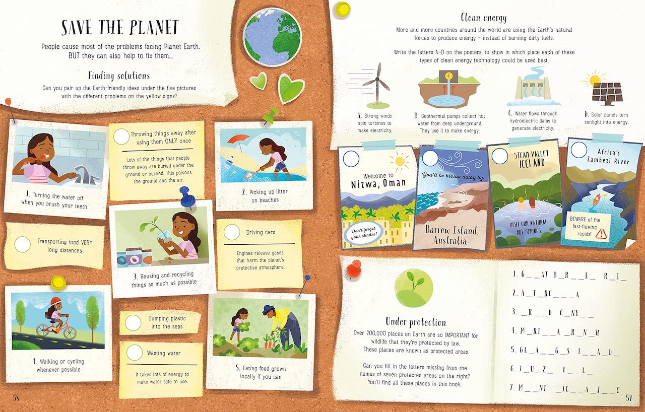 USBORNE Planet Earth Activity Book