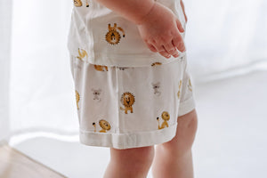 Nest Designs Bamboo Jersey Shorts - The Lion and The Mouse