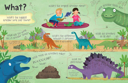 USBORNE Lift-the-flap Questions and Answers-Dinosaur