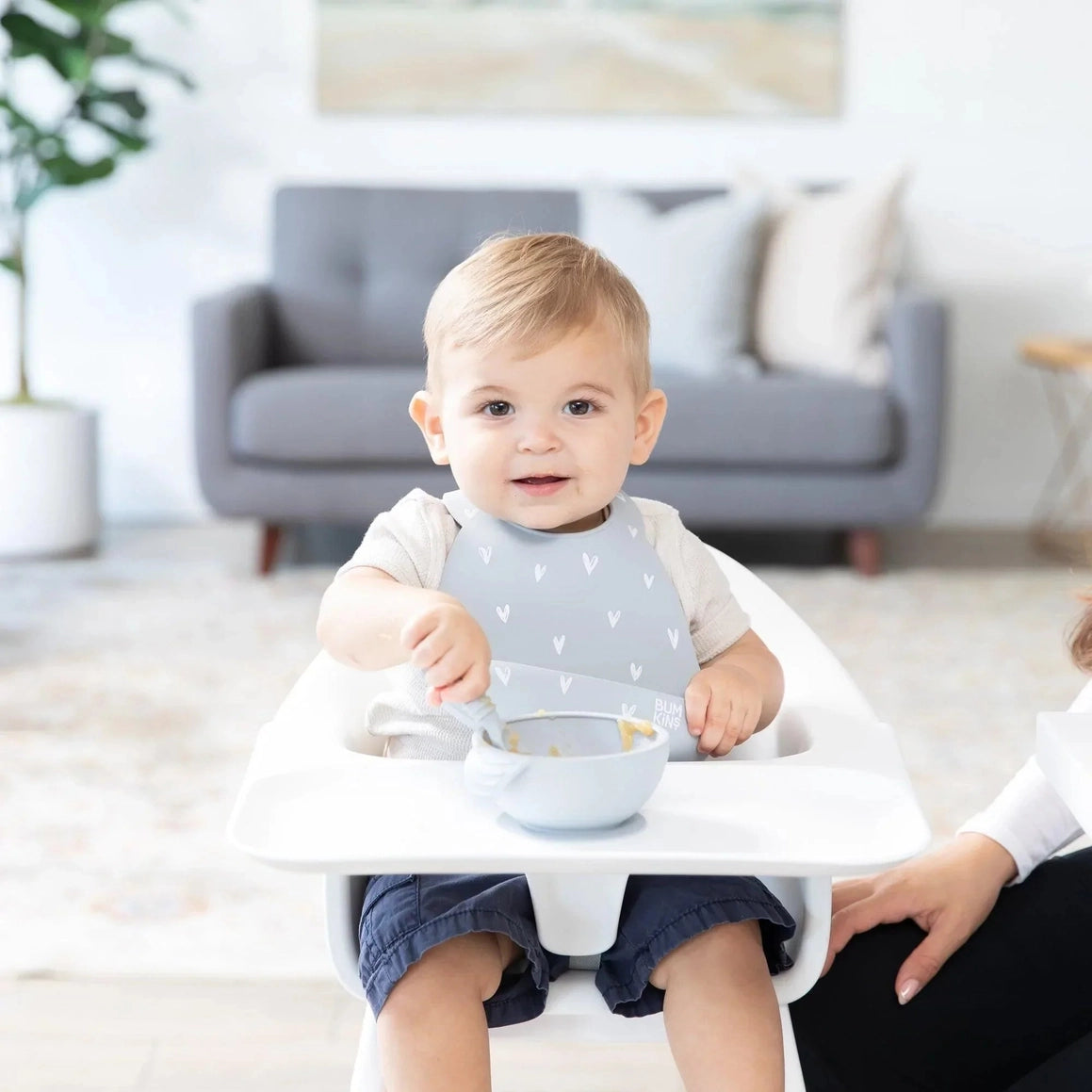 美国Bumkins - Silicone First Feeding Set