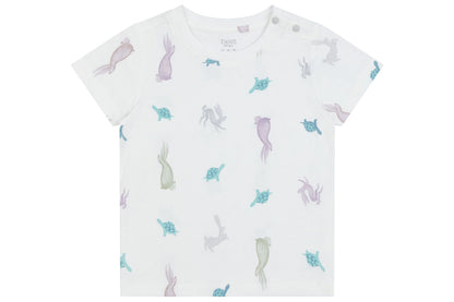 Nest Designs Bamboo Jersey Short Sleeve T-Shirt - The Tortoise & The Hare