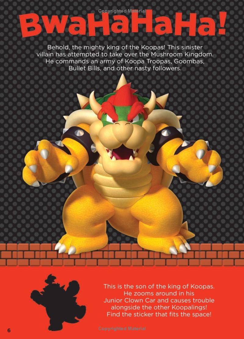 IP绘本Super Mario Sticker Book
