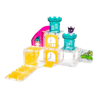美国情景磁力赛道大型颗粒防吞咽Squaregles-Oggsmore Keep: A Castle Saga