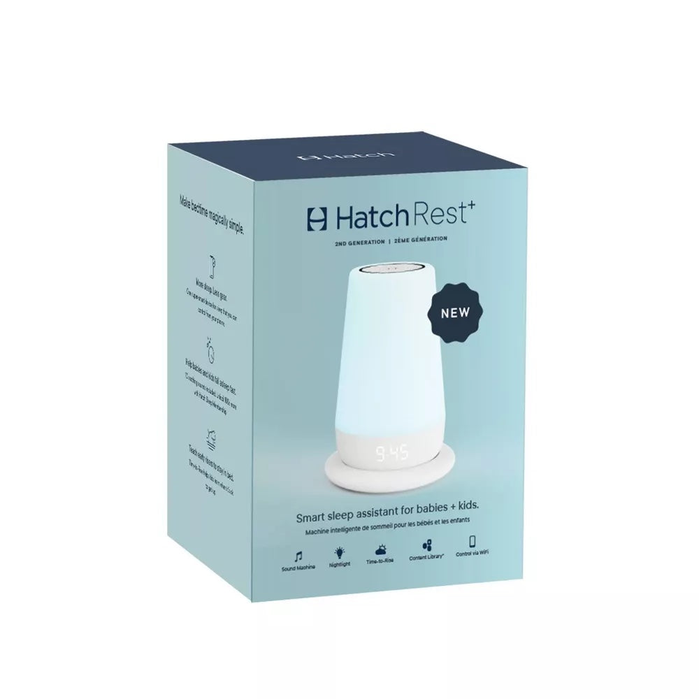 美国 Hatch Rest+ 2nd gen Sound Machine-哄睡神器，18种自然声(含白噪音),可充电移动