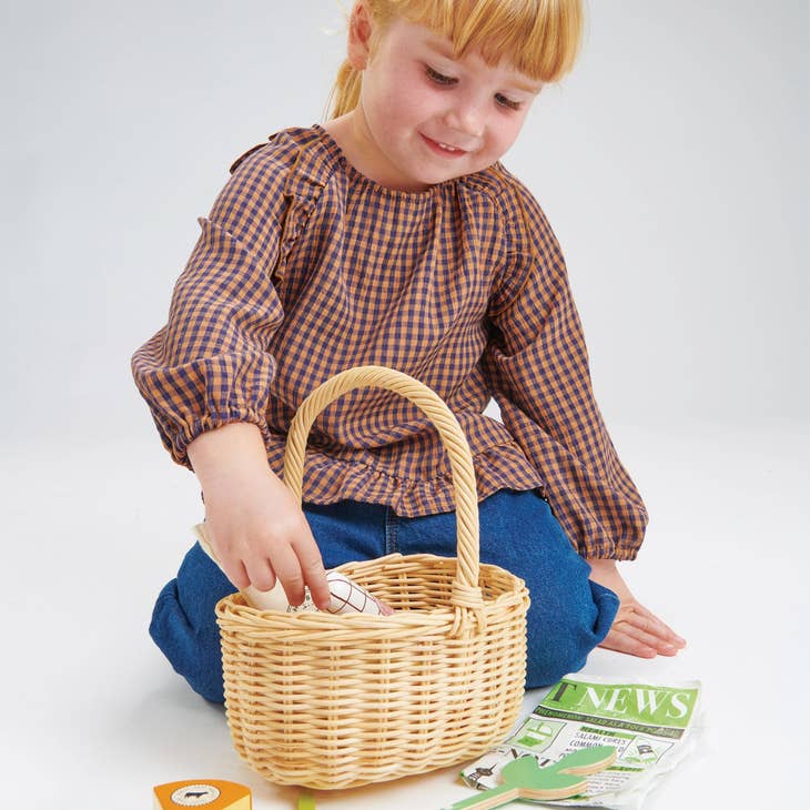 美国Tender Leaf Wicker Shopping Basket