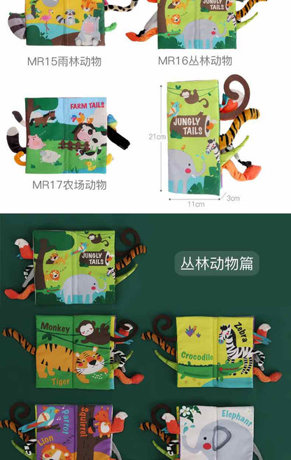 贝恩施早教益智撕不烂布书3-18月