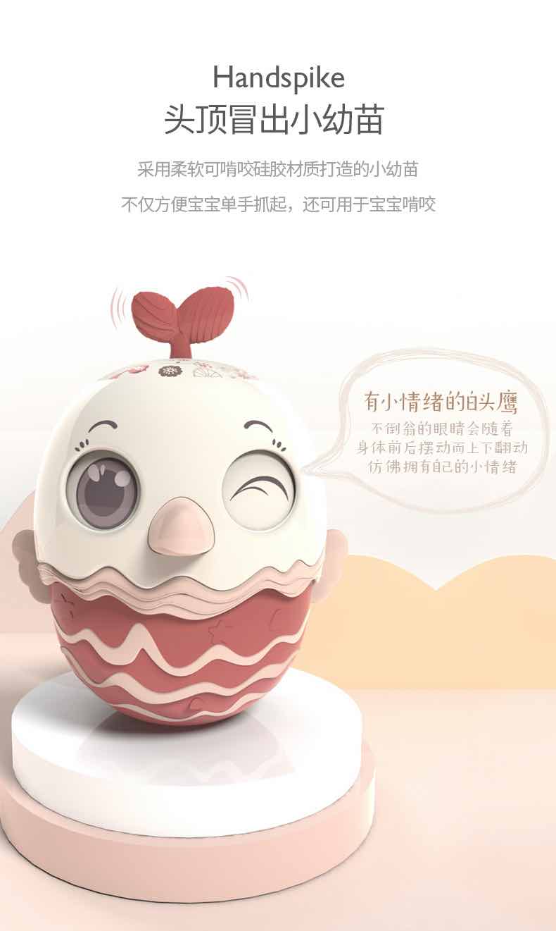 乐亲白头鹰不倒翁3-18月