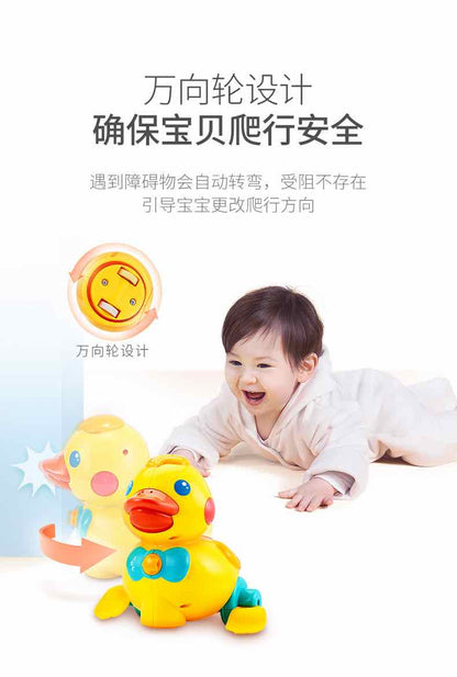 澳贝引导学爬下蛋鸭鸭6-12月