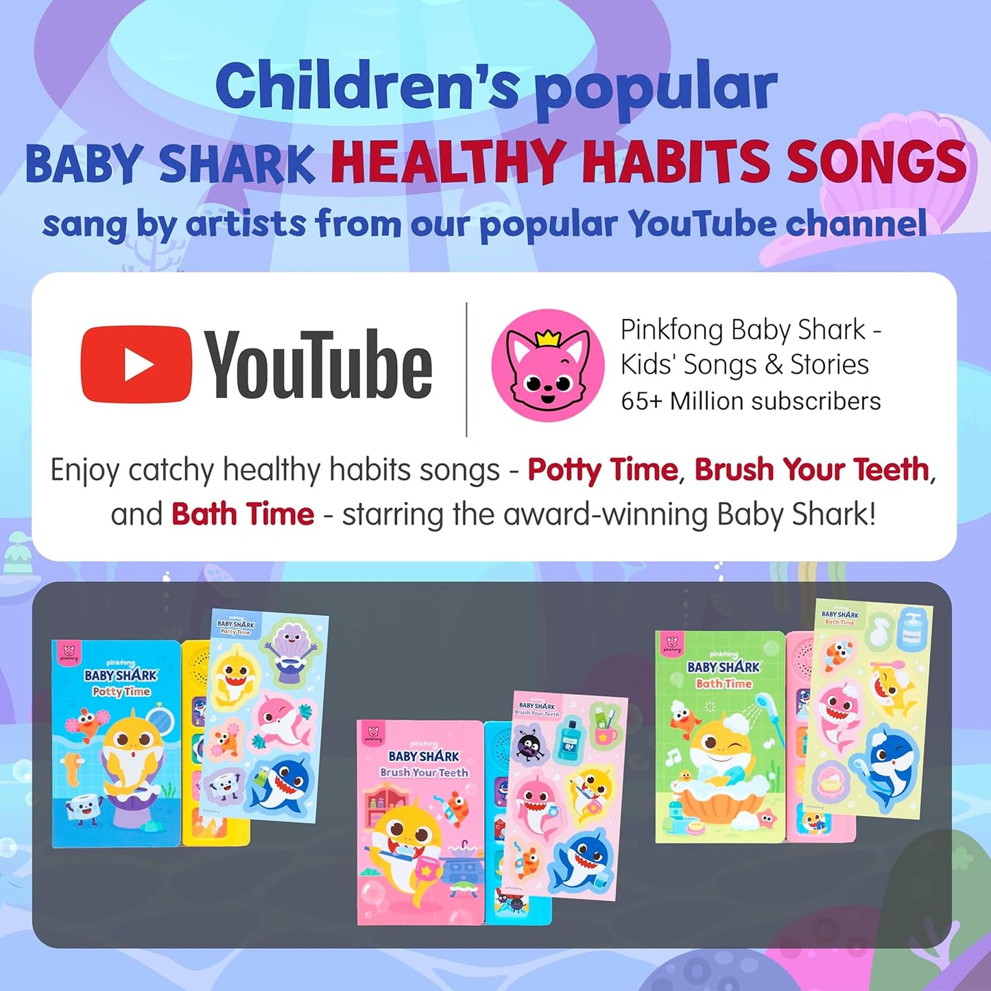 Baby Shark Healthy Habits Sound Books Boxed Set