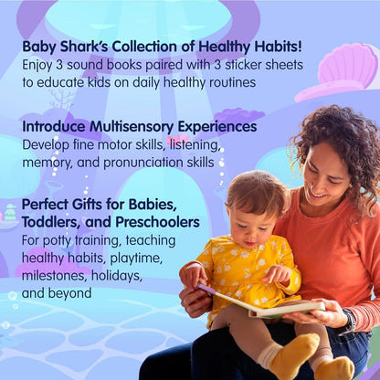 Baby Shark Healthy Habits Sound Books Boxed Set