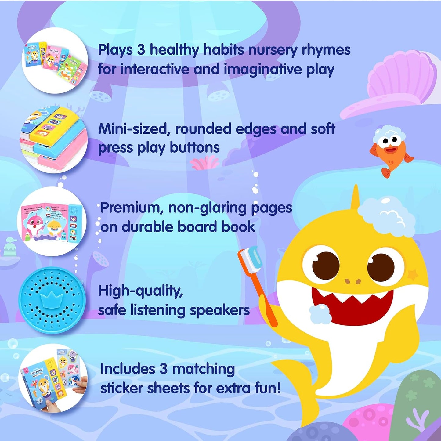 Baby Shark Healthy Habits Sound Books Boxed Set