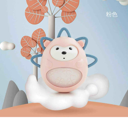 可优比刺猬不倒翁摇铃0-1岁