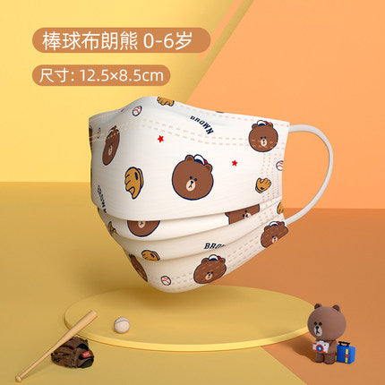 Greennose0-6岁立体口罩Line Friends联名款