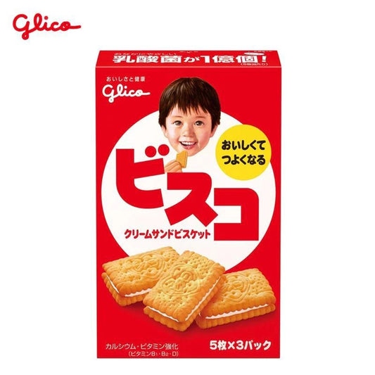 日本Glico高乳酸菌夹心饼干-多款