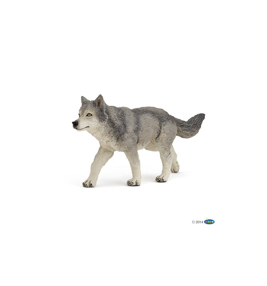 法国 Papo Grey wolf 灰狼