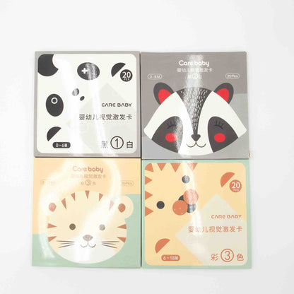 新生儿视觉激发早教闪卡0-3月