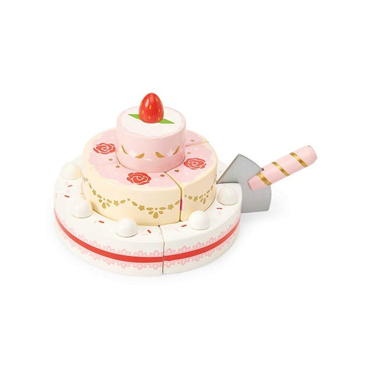 英国Le Toy Van木质草莓婚礼蛋糕