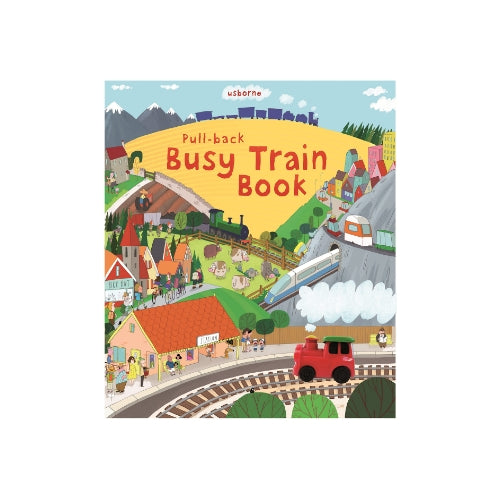 USBORNE Pull-back Busy Train Book