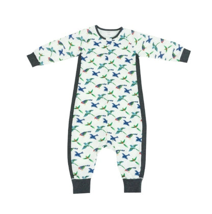 Nest Designs x Eric Carle 0.6Tog竹纤维长袖连体衣-蓝鸟