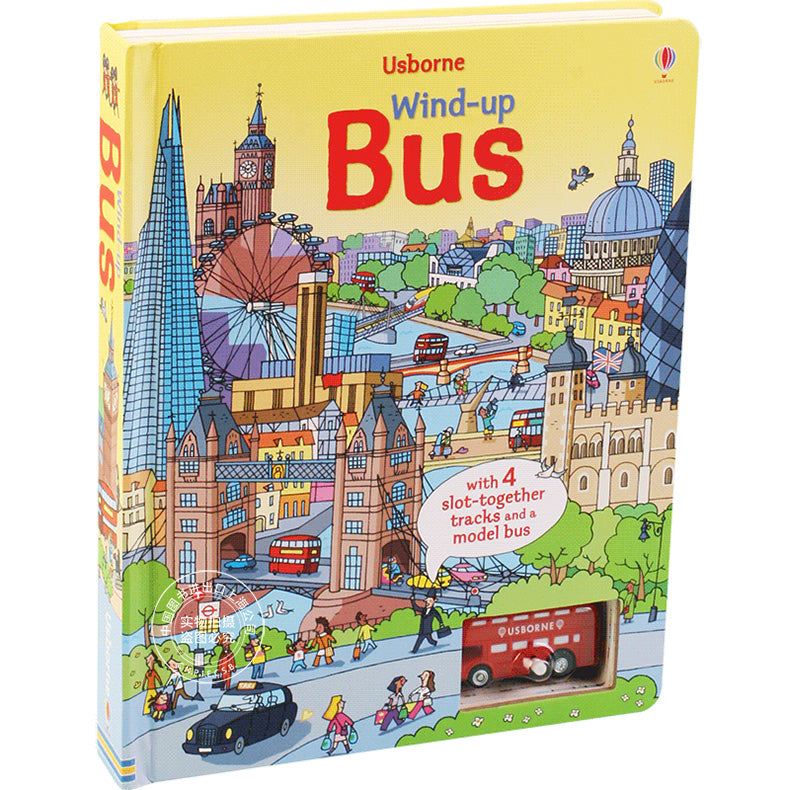 Usborne轨道书 Wind Up Bus