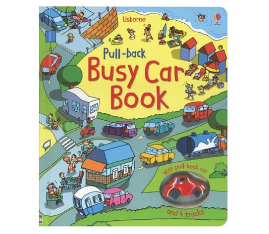 Usborne轨道书 Pull Back Busy Car