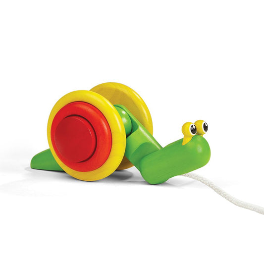 泰国PlanToys Pull Along Snail