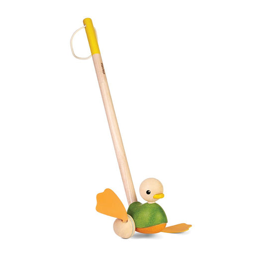 泰国PlanToys Push Along Duck