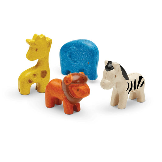 泰国PlanToys Wild Animals Set