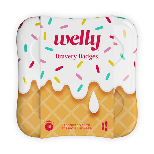 美国Welly儿童专用冰淇淋创口贴48片盒装