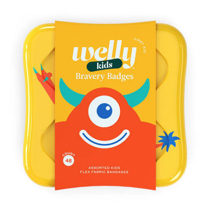 美国Welly儿童专用怪兽创口贴48片盒装