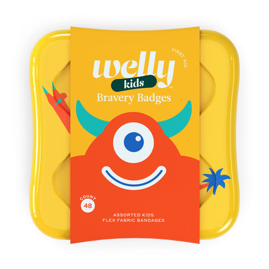美国Welly儿童专用怪兽创口贴48片盒装