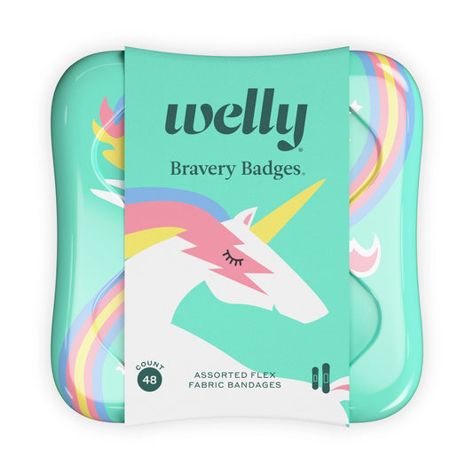 美国Welly儿童专用独角兽创口贴48片盒装