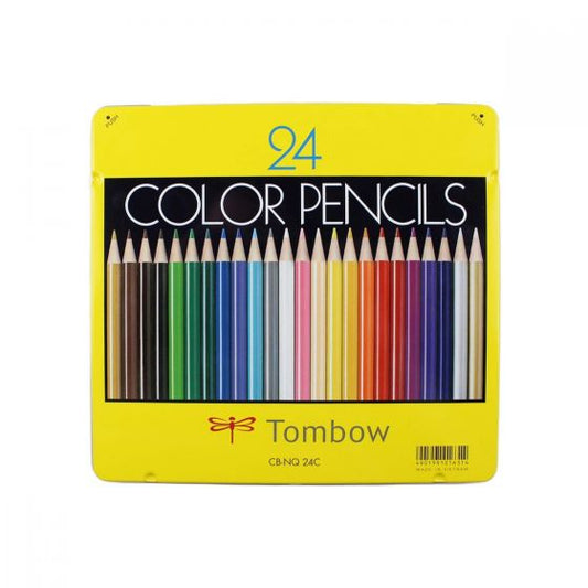 日本百年文具Tombow-1500 Series Colored Pencils - 24PC Set