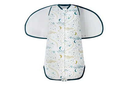 Nest Designs 0.25 TOG Bamboo Swaddle Sleep Bag - Stars White