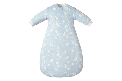 Nest Designs 1.0 TOG Organic Cotton Long Sleeve Sleep Bag - Snowy Peaks
