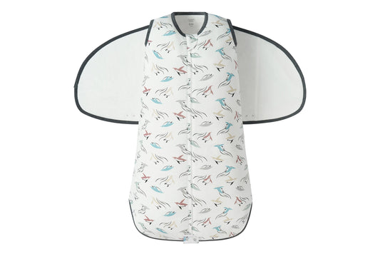 Nest Designs Bamboo Jersey Swaddle Sleep Bag 2.5 TOG - Rainbow Swim