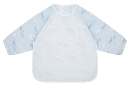 Nest Designs Bamboo Long Sleeve Bib Cover - Beluga Boogie