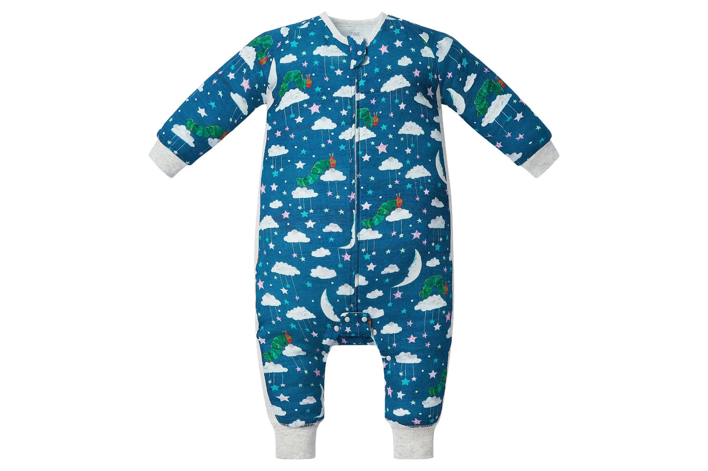 Nest Designs Bamboo Long Sleeve Footed Sleep Bag 0.6 TOG - Eric Carle Nighty Night
