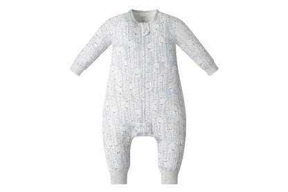 Nest Designs Bamboo Pima Long Sleeve Footed Sleep Bag 0.6 TOG - Hide N Hoot