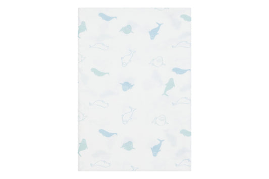 Nest Designs Bamboo Swaddle Blankie (Single) - Baby Beluga 47x47 inch