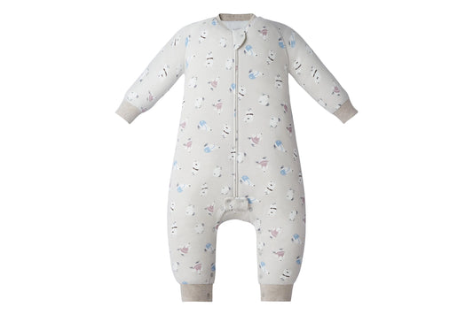 Nest Designs Organic Cotton Long Sleeve Footed Sleep Bag 1.0 TOG - Winter Skate