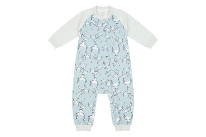 Nest Designs Organic Cotton One-Piece Zip Footless Sleeper - Guess Hoo