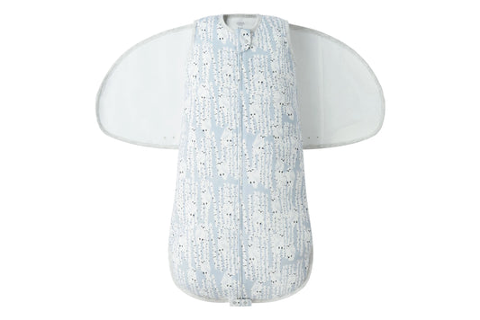Nest Designs Organic Cotton Swaddle Sleep Bag 1.0 TOG - Hide N Hoot