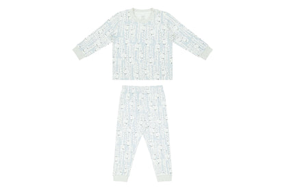 Nest Designs Organic Cotton Two-Piece Long Sleeve PJ Set - Hide N Hoot