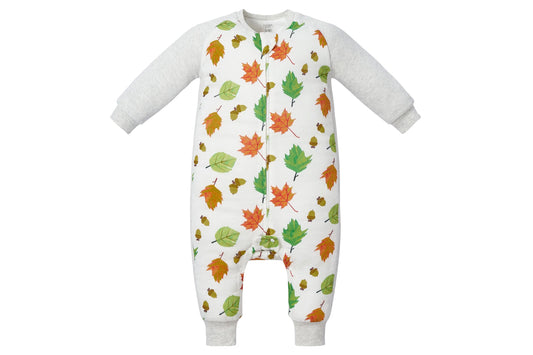 Nest Designs Raglan Bamboo Cozy Footed Sleep Bag 2.5 TOG - Eric Carle Autumn Leaves