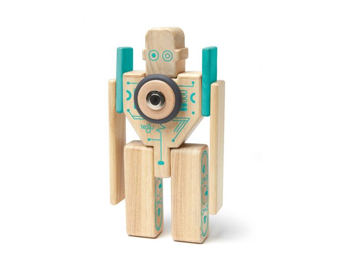 美国木质磁力片Tegu-Magbot