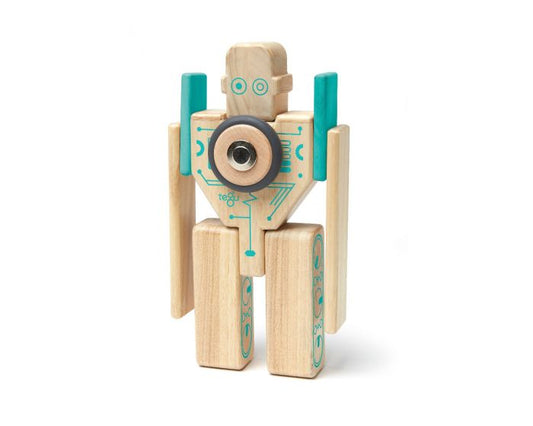 美国木质磁力片Tegu-Magbot