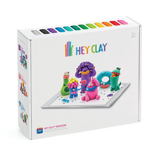 美国Hey Clay红点奖得主,跟着app一起粘土-Monsters