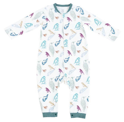 Nest Designs Organic Cotton Long Sleeve Romper -
Birder's Paradise